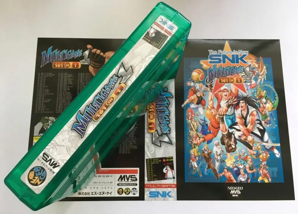 NEOGEO MVS 161 в 1 версии 2 игровой Картридж для SNK аркадная машина или AES консоль с NEO MVS адаптер