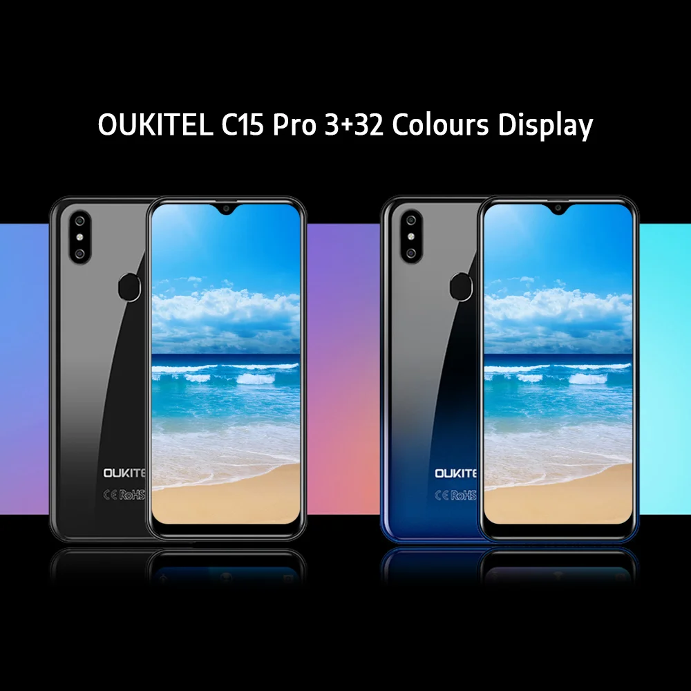 OUKITEL C15 Pro, 4G, 6,1 дюйма, смартфон, 1280x600, ips, четырехъядерный телефон, две задние камеры, 3 Гб ram, 32 ГБ rom, телефон