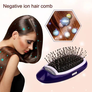 

High Quality Ionic Hair Brush Electric No More Frizz Hairbrush Combs Hair Styling Tool MD99