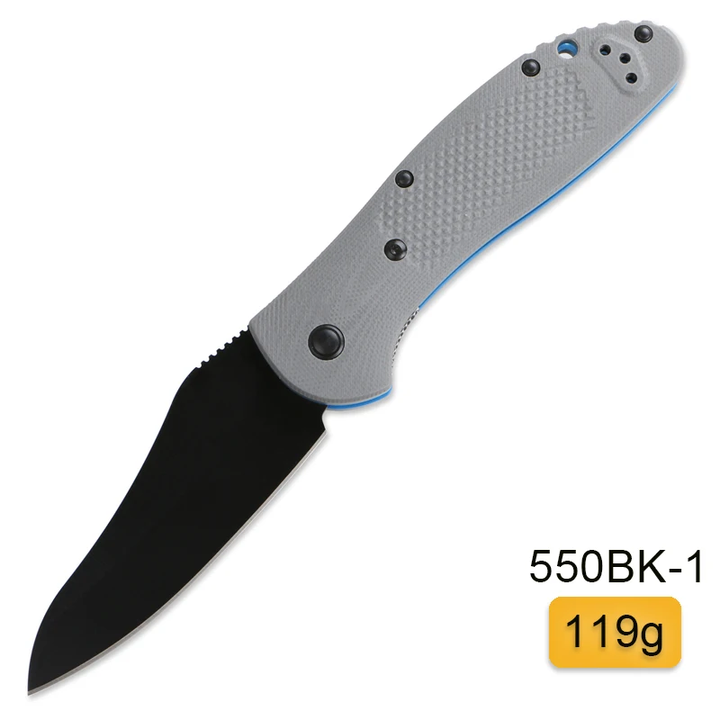 Thumb Hole Складной нож TIGEND BM551 Griptilian(3,4" сатин) CPM-20CV лезвие G10 ручка Открытый Кемпинг Карманный Охотничьи Ножи EDC инструменты - Цвет: Thumb Hole