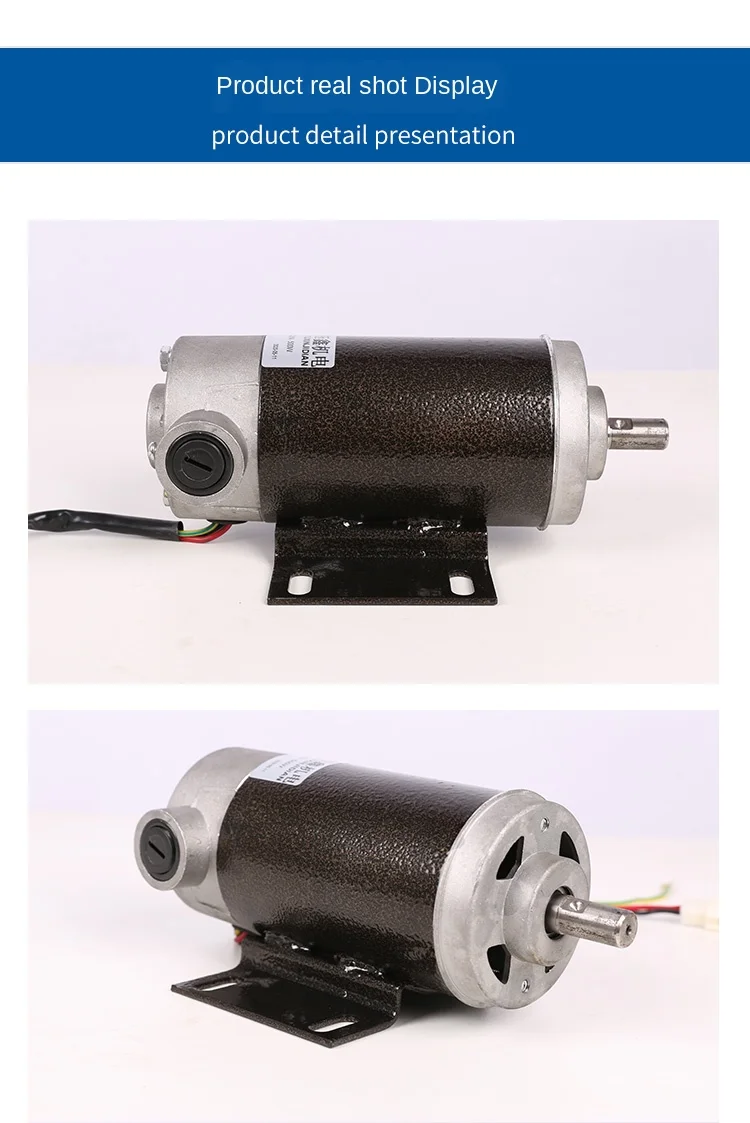 DC220V, 500W, 2500 rpm, double ball bearing motor, lathe modification, bench drill modification motor