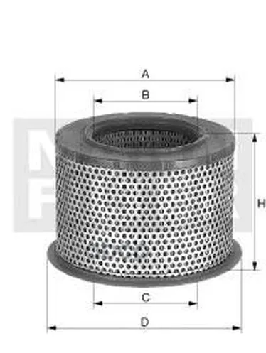Фильтр Воздушный C1233 MANN-FILTER арт. C1233