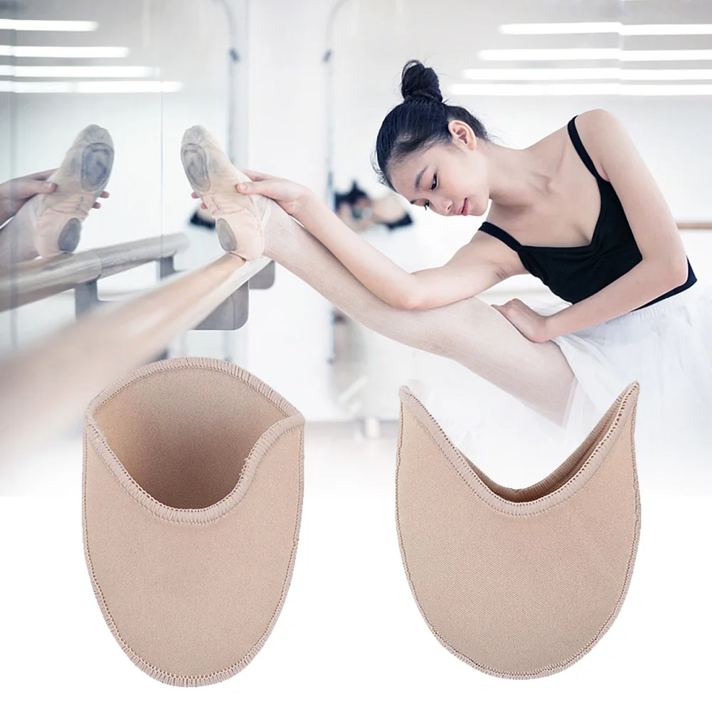 

1 Pair SEBS Ballerina Half Yard Forefoot Soft Pointe Toe Pads Insoles Dance Elastic Ballet Relieve Pain Foot Protector Inserts
