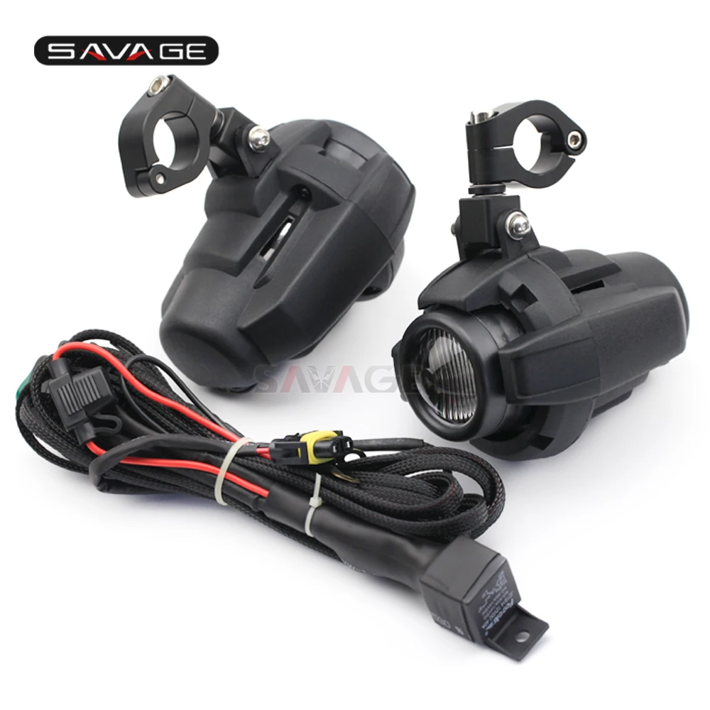Fog Lights Lamp Light Assembly set bracket support Wiring harness cable wire (3)