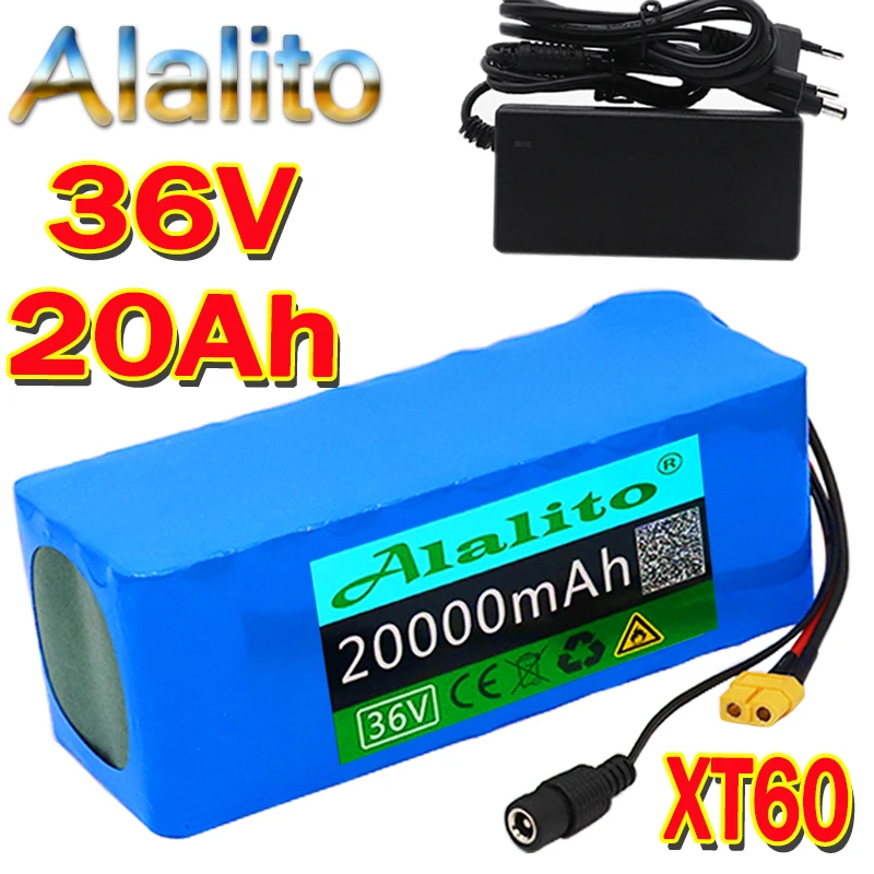 Аккумулятор 36 В 10S4P 20 Ач аккумулятор высокой мощности 500 Вт 42 в 20000 мАч для