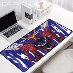 Gundam computador almofada de mesa bonito mouse pad velocidade computador acessórios gamer mousepad empresa gaming teclado borracha tapete mausepad