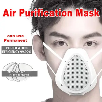 

USB Charging Electric PM2.5 Haze Breathing Valve Filtering Comfortable Breathable Mask Riding In addition to Formaldehyde Tools