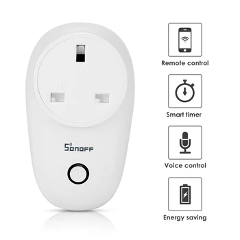 

S26 WiFi Smart Socket US/UK/EU Wireless Plug Power Sockets Smart Home Switch Work With Alexa Google Assistant Dropshipping