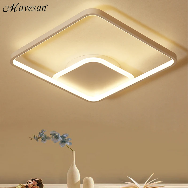 

White Color LED Ceiling Lights For Study Room Bedroom Rabbit Shape Iron Acrylic Lighting AC85-260V Lamparas De Techo
