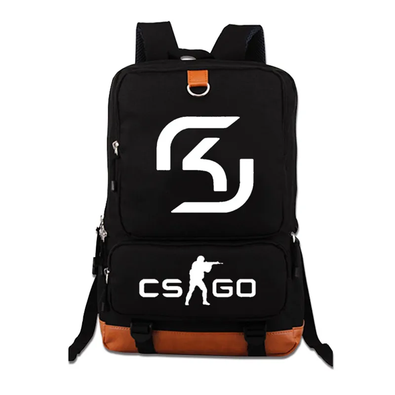  Quality Virtus.pro Team Fnatic DOTA 2 CS CSGO Backpack Luminous Teenagers Printing Backpack Student
