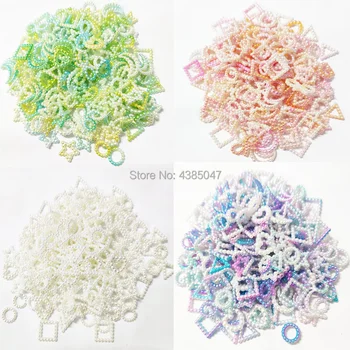 

20g ABS Imitation Pearl Star Peach Heart Moon Bow Round Plastic Accessories Jewelry Making Filling