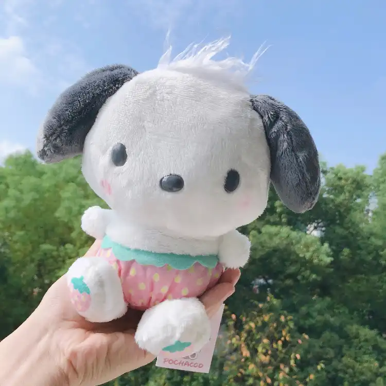 Japanese Web Celebrity Ins Sanrio Strawberry Hellokitty Cinnamoroll Plush Toys Melody Plush Pendant Pudding Pc Dog Hang Buckle Aliexpress