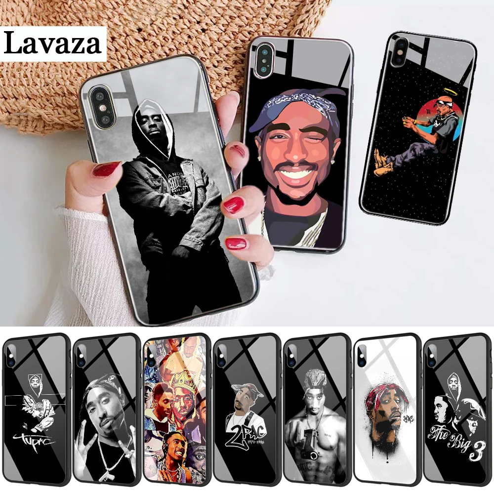 4d 2Pac Tupac Shakur стеклянный чехол для телефона Apple iPhone 11 Pro XR X XS Max 6 6S 7 8 Plus 5 5S SE |