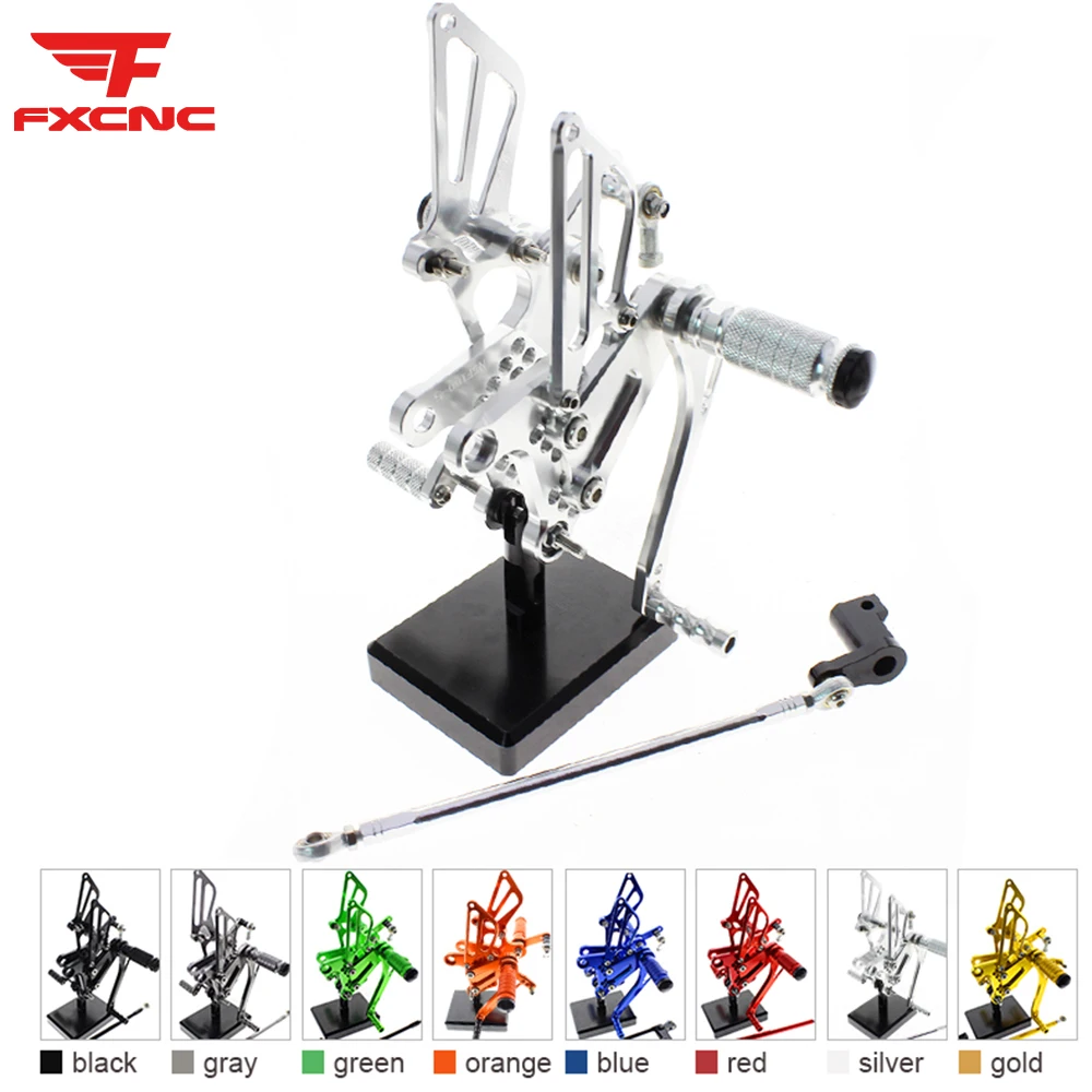 

For Honda NSF100/NSR50 2004-2010 Aluminum Adjustable Motorcycle Rearset Footrest Footpeg Rear Set Footrest Pedal Foot Peg