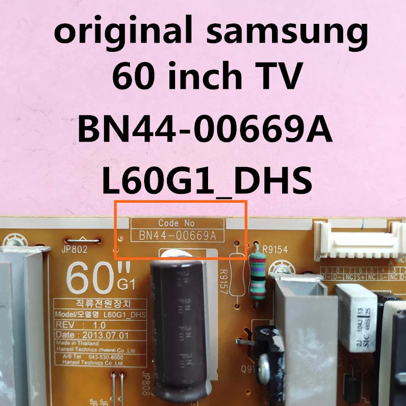 90% UA60F6088AJ блок питания BN44-00669A L60G1_DHS тест, реальное изображение