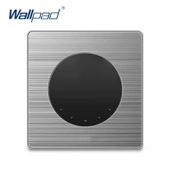 

Wallpad 1 Gang Intermediate 3 Way Wall Light Switch Rocker Button Stainless Steel Panel Home