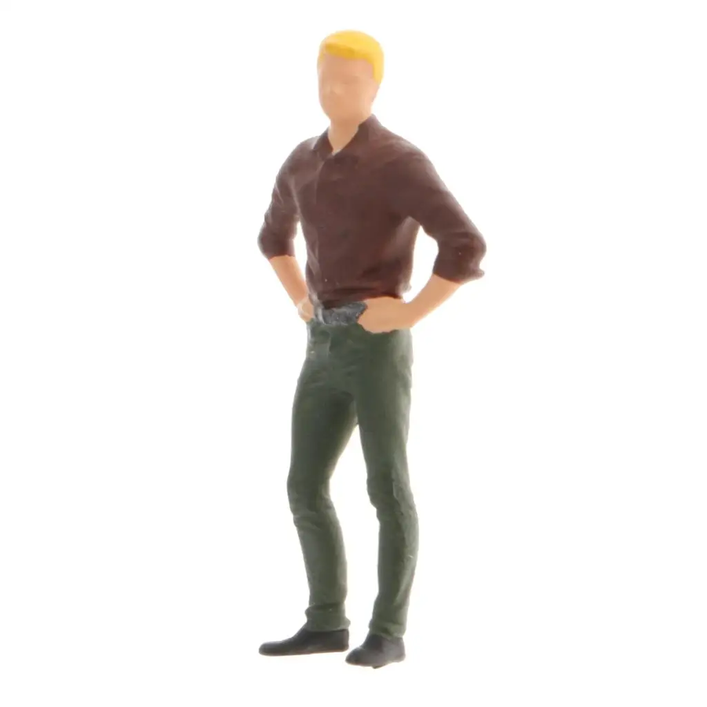 Classical 1:64 Scale Male Figures Diorama Scene Scenario Model Kit Character