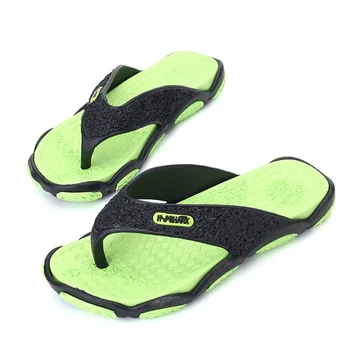 

Mens Flip Flops Summer Fashion Men's New Style Rubber Soft Shoes Home Outdoor Sports Beach Men's Slippers Massage Men Footwear 2