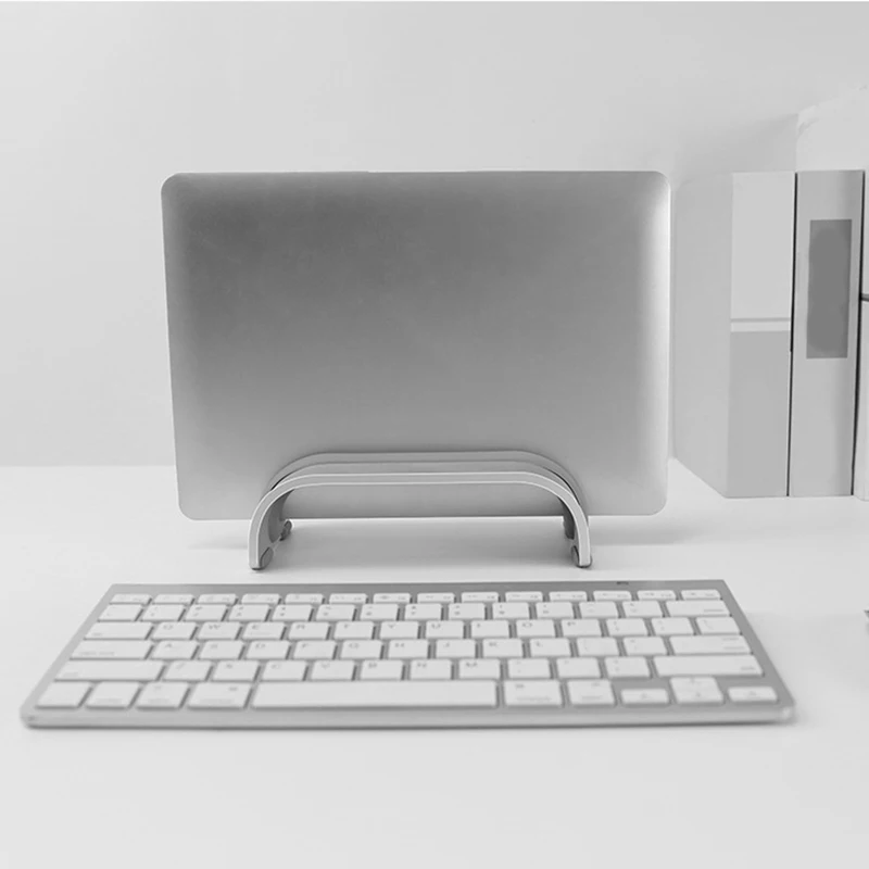 Подставка для ноутбука из алюминиевого сплава для Macbook acer Dell lenovo, вертикальная подставка с твердым кронштейном, охлаждающая подставка для ноутбука