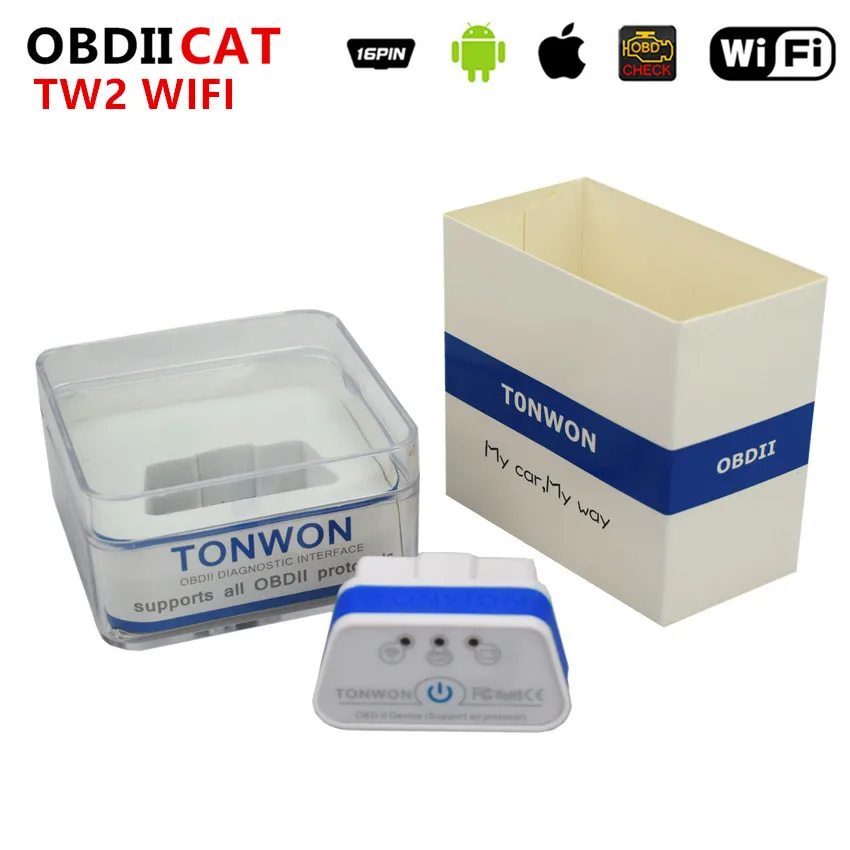 Tonwon TW2 BT 3 0/4 0/Wifi OBD2 сканер кодов OBD инструмент для диагностики автомобиля
