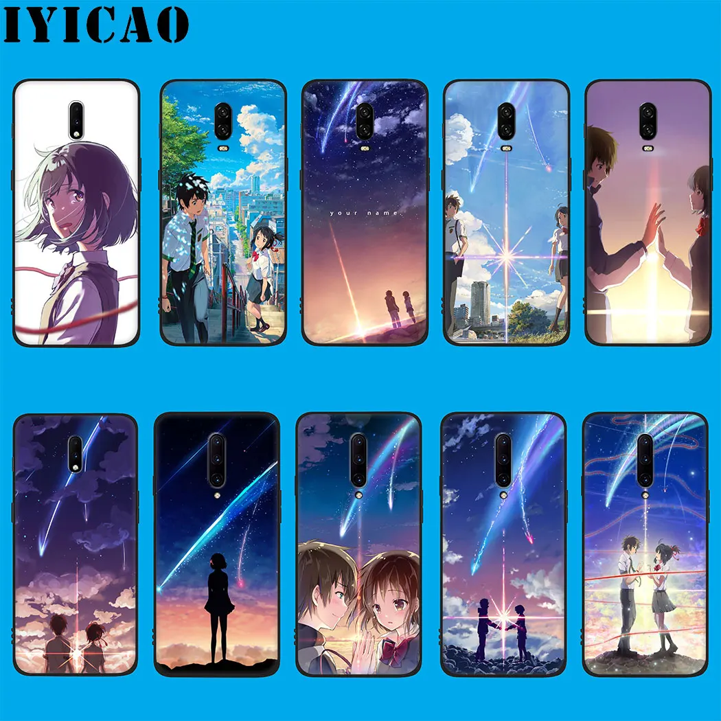 Anime your name Soft Silicone Case for oneplus 5 5t 6 6t 7 Pro Cover |