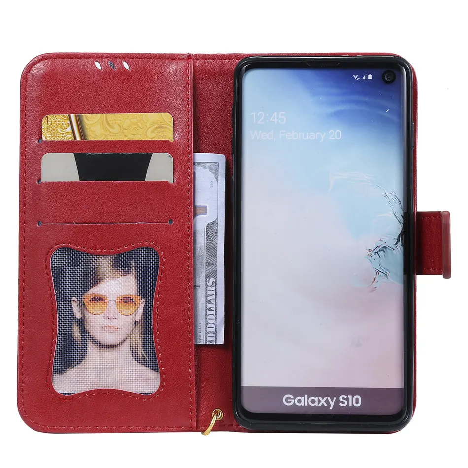 Роскошный мягкий светящийся в темноте чехол для samsung Galaxy S10E S10 5G S8 S9 плюс S3 S4 S5 S6 S7 край M10 M20 M30 Леди С Откидывающейся Крышкой и функцией подставки D06G