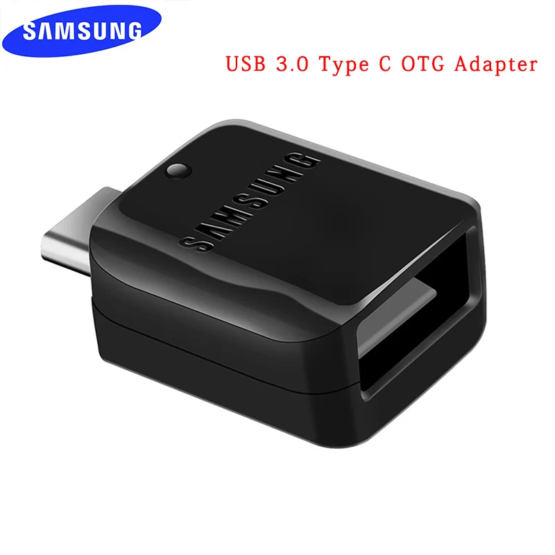 Оригинальный адаптер Note 8 9 OTG для Samsung Galaxy S7 S8 S9 plus USB Type C подлинный передачи данных