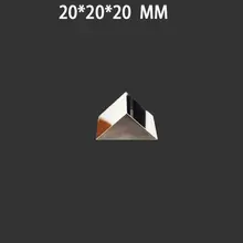 Настоящий инструмент для оптических линз из стекла с прямым углом призмы с отражающим покрытием на двух поверхностях