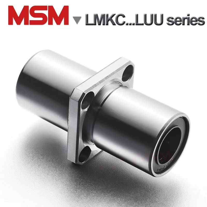 

MSM LMKC6LUU LMKC8LUU LMKC10LUU LMKC12LUU LMKC16LUU LMKC20LUU LMKC25LUU LMKC30LUU LMKC40LUU Middle/Center Flange Linear Bearings