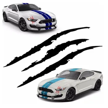 

Car styling Monster Claw Scratch Headlight Decal Stickers for Bmw e46 e70 e39 f10 e60 e90 e53 x5 Lifan x60 x70 Audi a6 c6 c5 q7