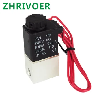 

Solenoid Valve 1/4" 1/8" 2 Way Normally Closed Direct-acting Pneumatic Valves For Water Air Gas Hot DC 12V AC 220V