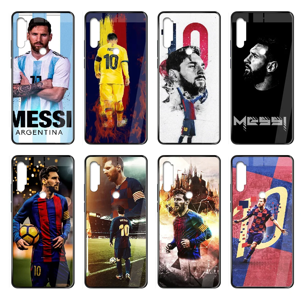 Чехол для телефона Argentina Messi Football корпус Xiaomi Redmi Note S2 4 5 6 7 8 K20 A S X Plus Pro черный бампер
