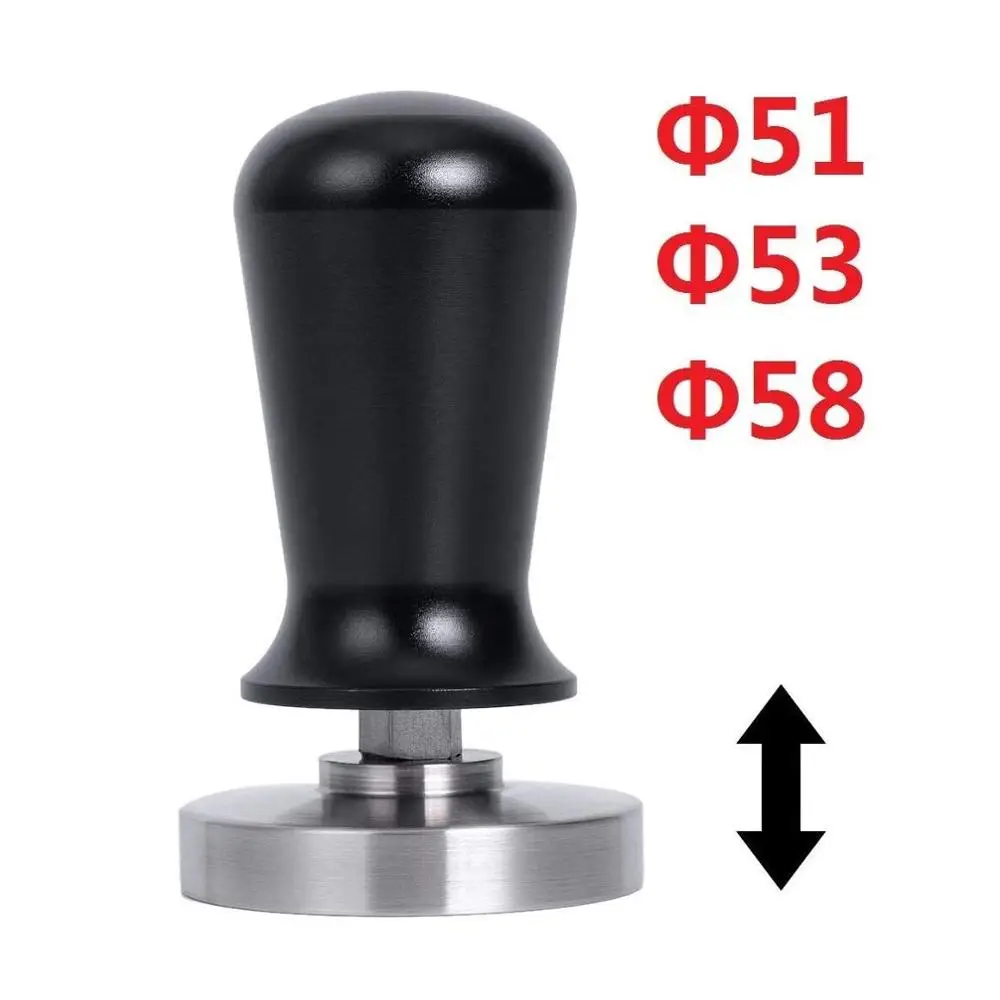 Wingjip 1PC Coffee Tamper Calibrated with Spring Adjustable Grip Ergonomics Hand 