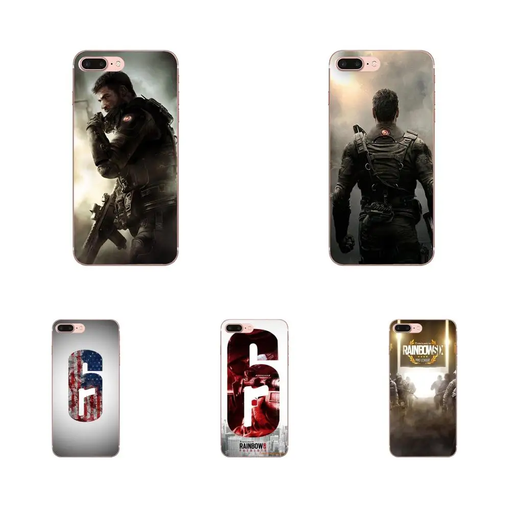 Cute Phone Cases For Galaxy J1 J2 J3 J330 J4 J5 J6 J7 J730 J8 2015 2016 2017 2018 mini Pro Tom Clancy S Rainbow 6 Patriots | Мобильные