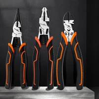 Vanjoin Multifunction Pliers Peel Electric Cables Diagonal Pliers Wire Stripper Crimping Terminal Side Cutters Hand Tool Sets 1