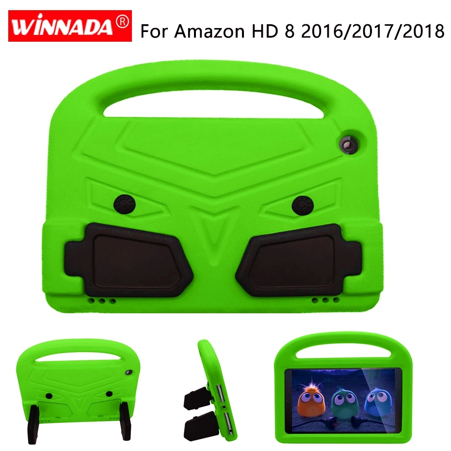Для Amazon Kindle Fire HD 8 чехол для детского планшета противоударный EVA Ручной Чехол-подставка для Kindle Fire HD8