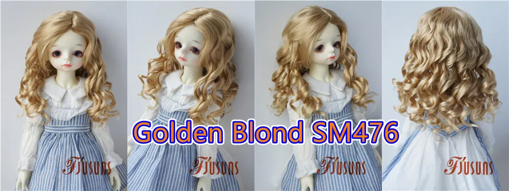 JD259 1/6 1/4 1/3 YOSD MSD SD Lady Roll Girlish Sauvage synthetic mohair BJD wig 6-7inch 7-8inch 8-9inch 9-10inch Blythes hair