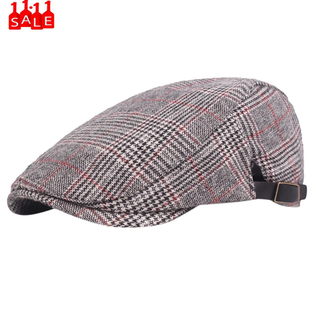 Мужские береты в полоску, в деловом стиле, твидовые, женские, пиковые, Блиндер, Бейкер, мальчик, пики, газетчик, в елочку, плоская кепка, берет, czapki zimowe# ZB