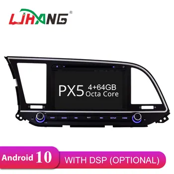 

LJHANG Android 10 Car DVD Player For Hyundai Elantra 2016 2017 2018 WIFI GPS Navigation 2 Din Car radio Stereo Audio Auto 4G+64G