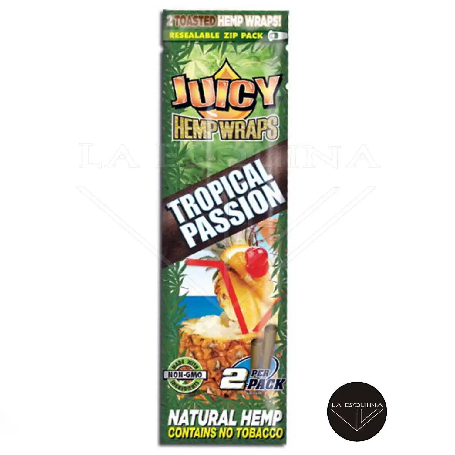 Papel JUICY HEMP WRAPS Tropical