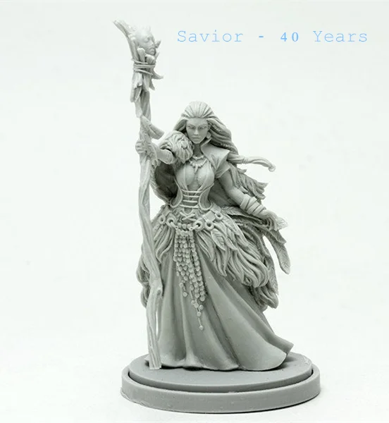 30mm Resin Figure model kits King-dom death Savior -40 Years Unassembled and unpaint