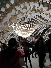 Светодиодная Двухуровневая вращающаяся лестница, вилла, лофт, лобби, инженерный магазин, украшение окна, дизайнерская Хрустальная люстра(China)