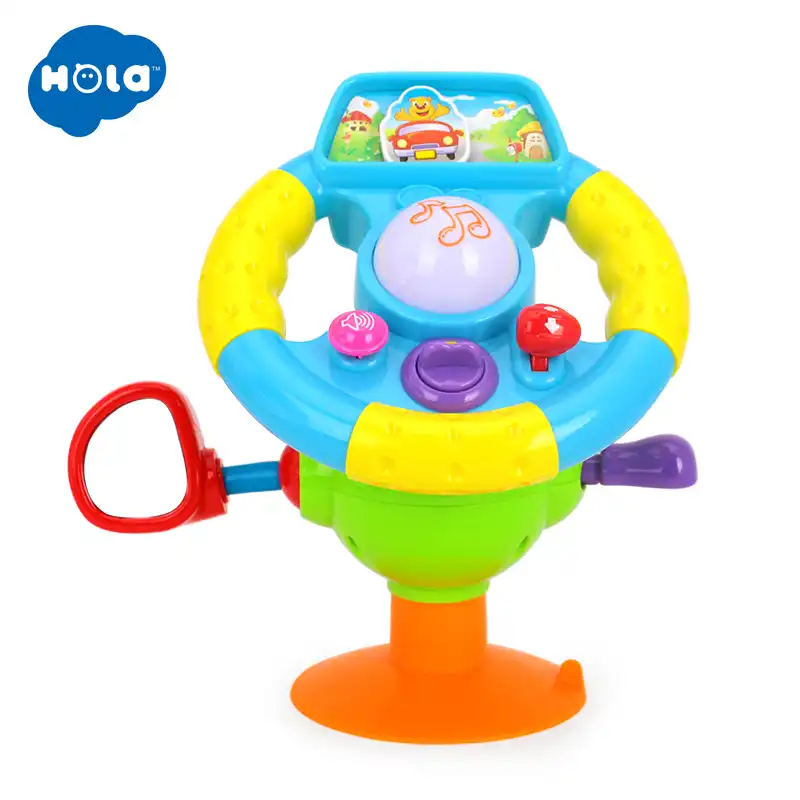 Hola 916 Jouet De Conduite Pour Bebes 13 24 Mois Bebe Jouet Electronique Volant Pour Bebe Conduite Simulation Jouet Pour Enfants Aliexpress