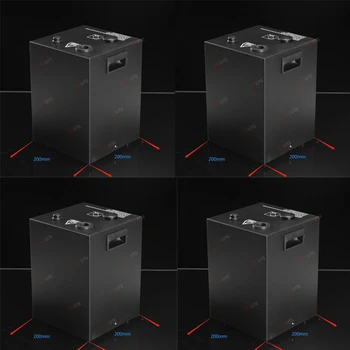 

4pcs Cold Spark Firework Machine DMX Remote Indoor Fountatin Fireworks for Wedding Christmas Party Stage use carton packing