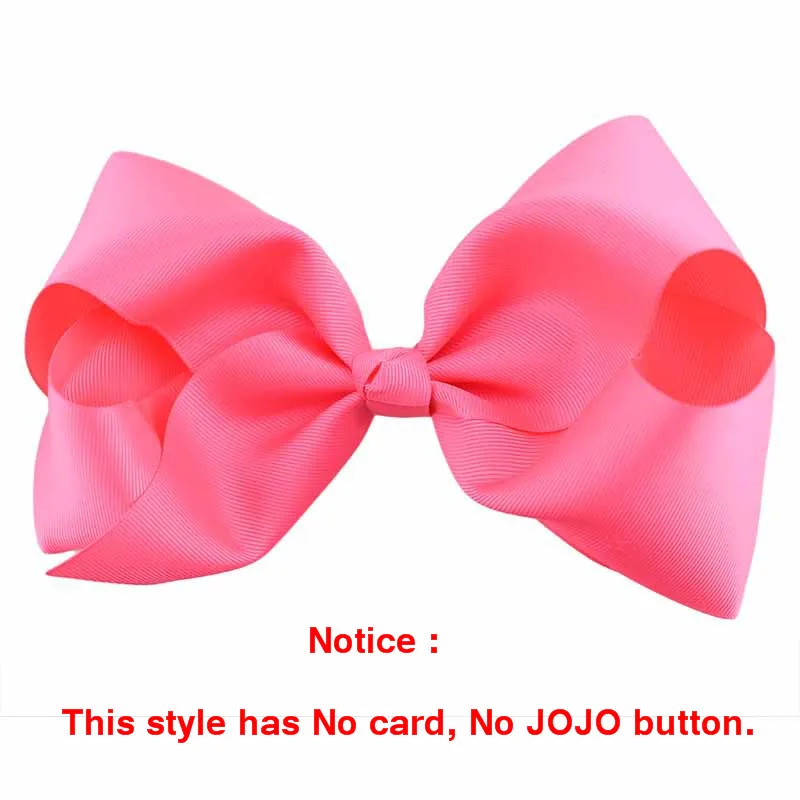 C8 8 дюймов Jojo Siwa банты с зажимом большая заколка для волос для детей ручной работы печатные ленты бант Jumbo вечерние аксессуары для волос для девочек заколка для волос - Цвет: C8