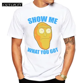 

2019 Men's Facial Expression Printed T-Shirt Short Sleeve Casual Tops Funny Hipster Men Show Me What You Got T Shirts