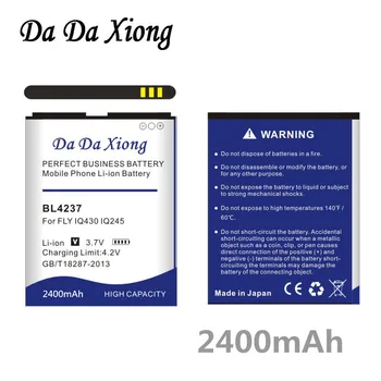

Da Da Xiong 2400mAh BL4237 Battery for FLY IQ245 IQ246 IQ430 For Wiko OZZY / Explay N1 Phone battery