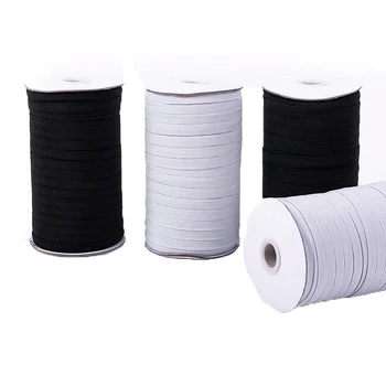 

70/100/200 Yards Briaded Elastic Band Rope 6mm Heavy Stretch High Elasticity Knit Spool for Sewing Crafts HUG-Deals