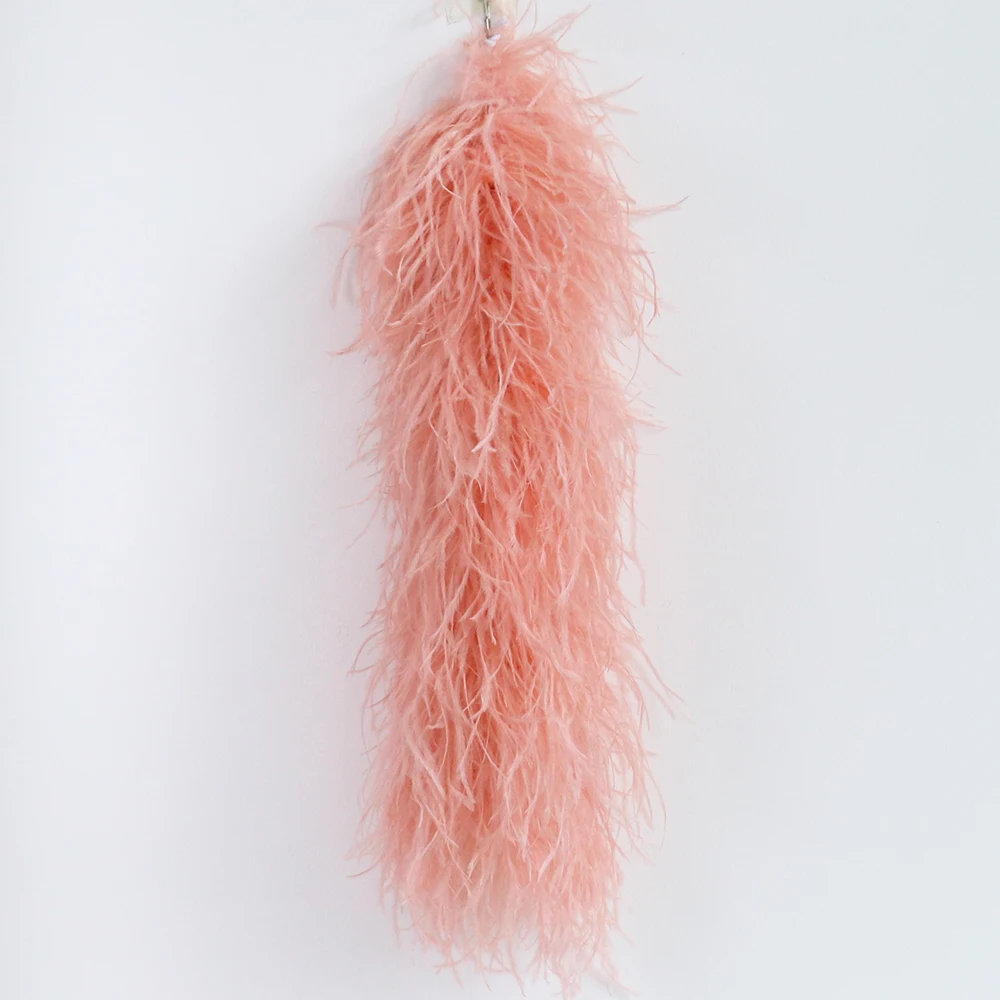 50Cm Fluffy Natural Ostrich Feather Boas Feathers for Crafts Decoration Wedding Evening Dress Decorative Christmas Tree Plumes