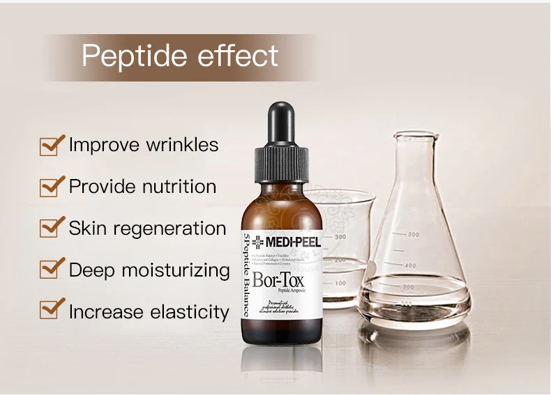 Korea medipeel bortox peptide hyaluronic acid face facial serum antiaging anti wrinkle ampoule essence with hydrolyzed collagen